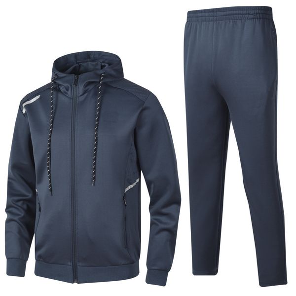 

men's designer clothing 2020 fashion new products men's sports casual suit spring and autumn 3 color jacket men's sportswear, Gray