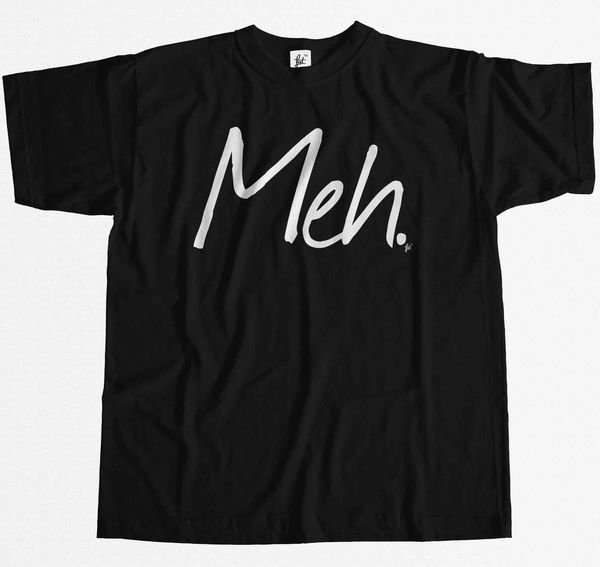 

meh. computer geek slogan nerd funny mens t-shirt comfortable t shirt casual short sleeve print tees wholesale