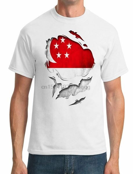 

singapore ripped effect under shirt - mens t-shirt