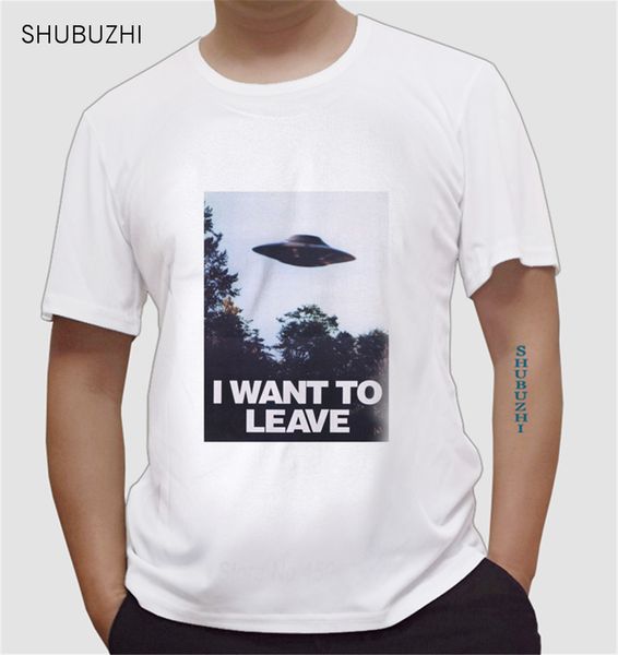 

new arrived summer cool shubuzhi o-neck t-shirt i want to leave t-shirt cotton fashion brand printed tee shirt big size