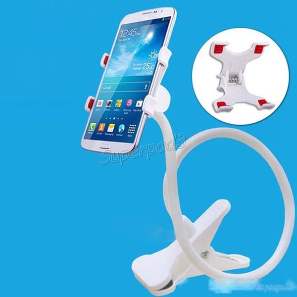 

colorful 360 degree rotating metal cell phone mount bracket x-type clip durable lazy smart cell phone mount holder stander for iphone 7 plus