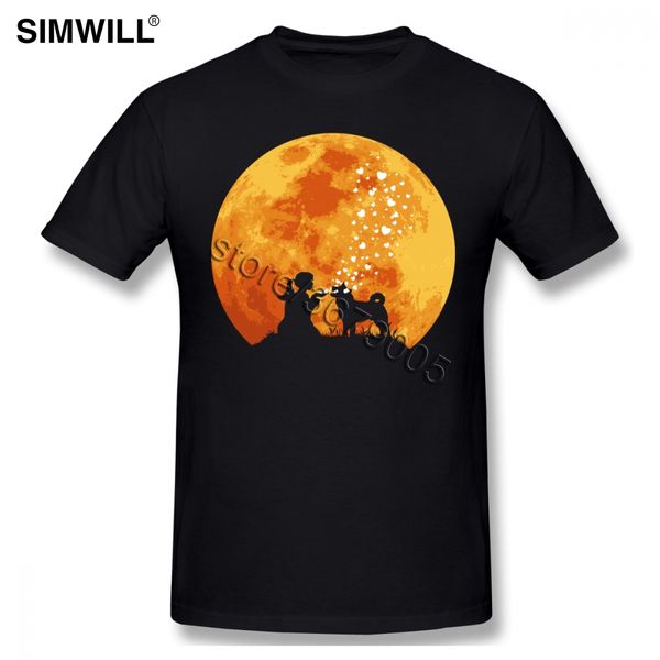 

акита-ину tshirt мужчины моды с коротким рукавом мягкий хлопок футболки crew neck японская собака t-shirt классический акита тройники