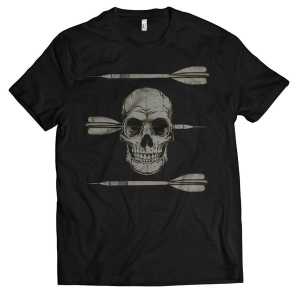 

дартс череп fun рубашка dartpfeile dart джерси 2020 новая мода марка одежда 100% хлопка с коротким рукавом летняя футболка на заказ