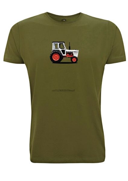 

tractor t shirt david brown 996 1970s v q cab farmer classic of british uk