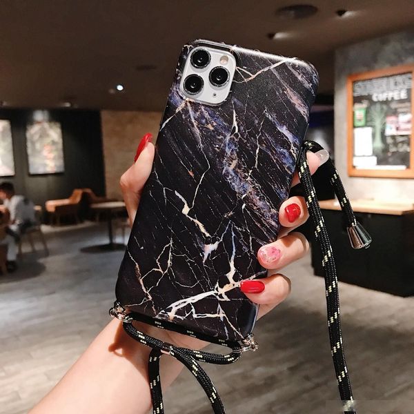 

marble neck mobile phone case for iphone11pro 78plus x max soft