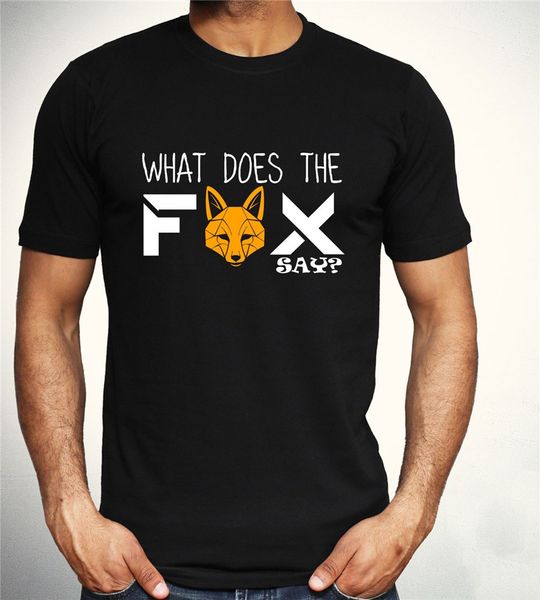 

what does the fox say t shirt funny viral meme tee cool gift mens s - xxl street tee shirt
