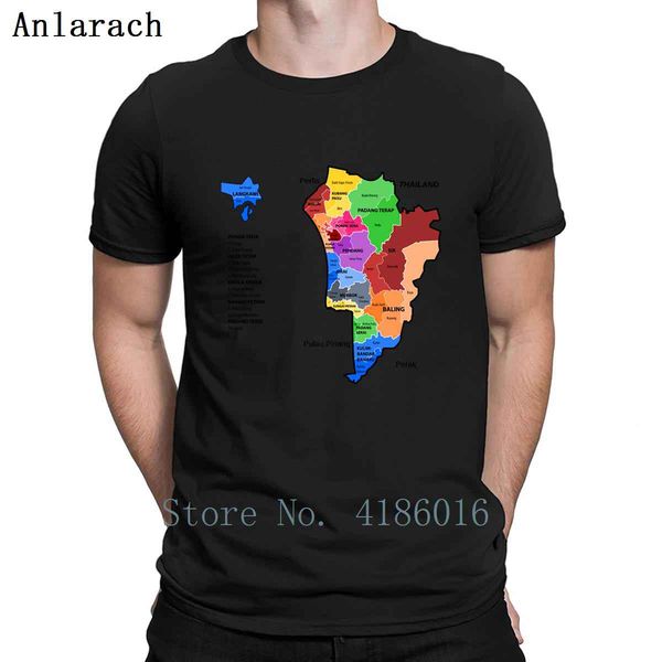 

kedah state legislative assembly constituencies t shirt fashion summer round neck cotton character cool letters fitness shirt