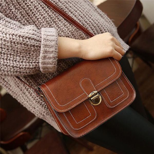 

6 colours women bag ladies retro shoulder bag messenger mobile phone small