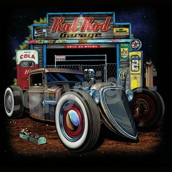 

rat rod t shirts rusty rod junkyard garage auto parts small 3xl and tall