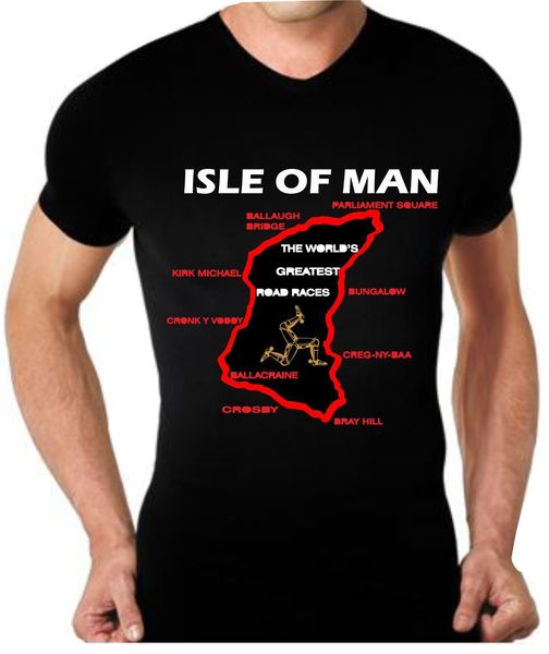

t-shirt maglia moto tourist trophy isle of man tt tshirt maglietta