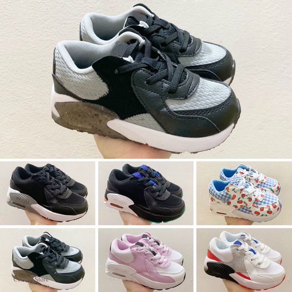 

2021 kids sneakers presto shoe children sports orthopedic youth kids  colors size 24-3, Black