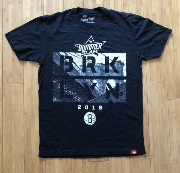 

brooklyn 2016 summer slam mens medium t-shirt