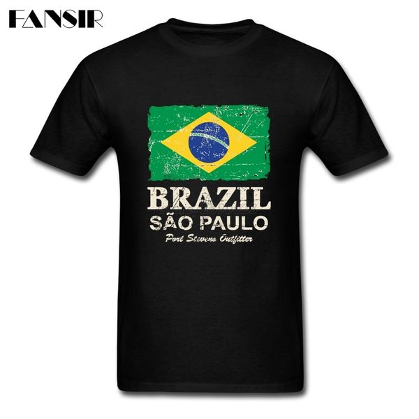 

большой размер бразилии флаг урожай сумасшедший tshirts мужчины мальчик белый с коротким рукавом на заказ мужчин футболки для взрослых марка