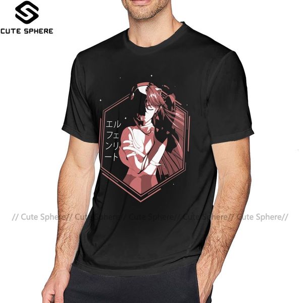 

elfen lied t shirt elfen lied lucy t-shirt funny mens tee shirt 100 percent cotton short-sleeve printed tshirt