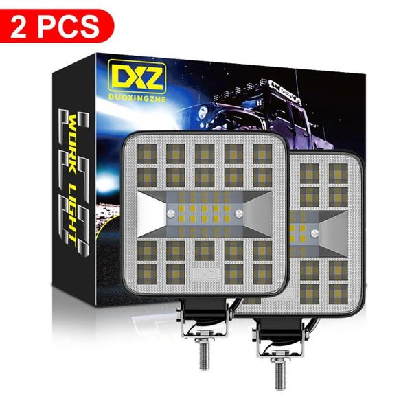 

1/2pcs 29led 80v led work light offroad driving lighting 87w auto spot lamp atv utv suv vehicle led flood spotlight