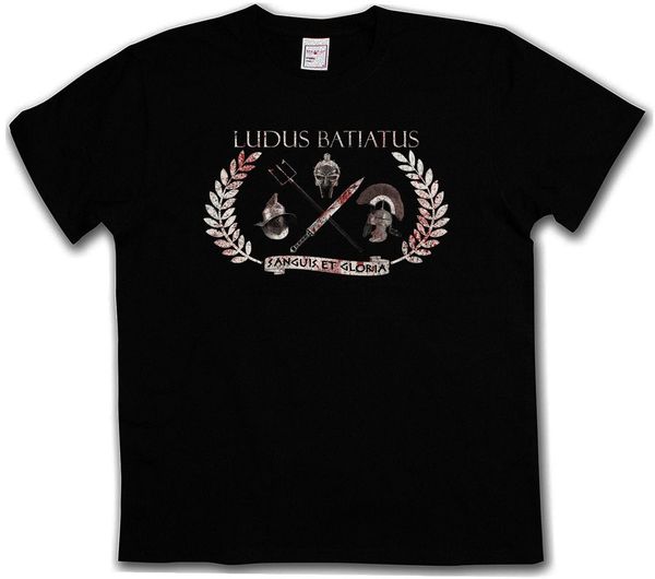 

ludus батиат spartacus t-shirt - sanguis sand et gloria tv blood spartakus