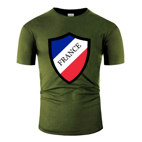 

letters classical shield france paris marseilles tricolore tshirt for men 2019 new arrival white tee shirt 100% cotton crew neck