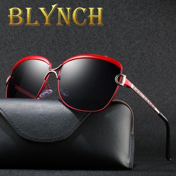 

sunglasses blynch brand design luxury polarized women ladies gradient butterfly sun glasses female vintage oversized eyewear, White;black