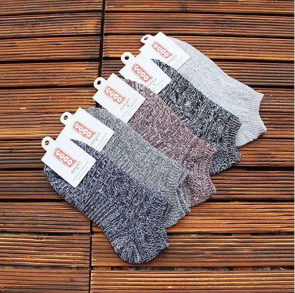 

мужская открытый толстая линия мелкая рот лодка лодка носки хлопковые носки короткие bdrhs, Black