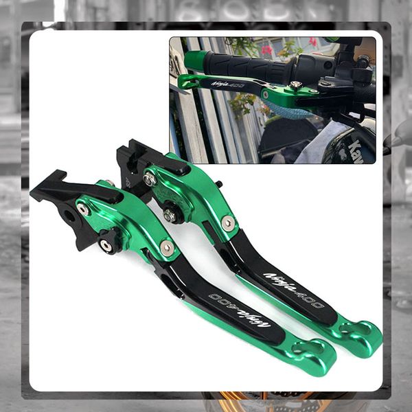 

for ninja 400 ninja400 2020 2020 folding extendable brake clutch levers