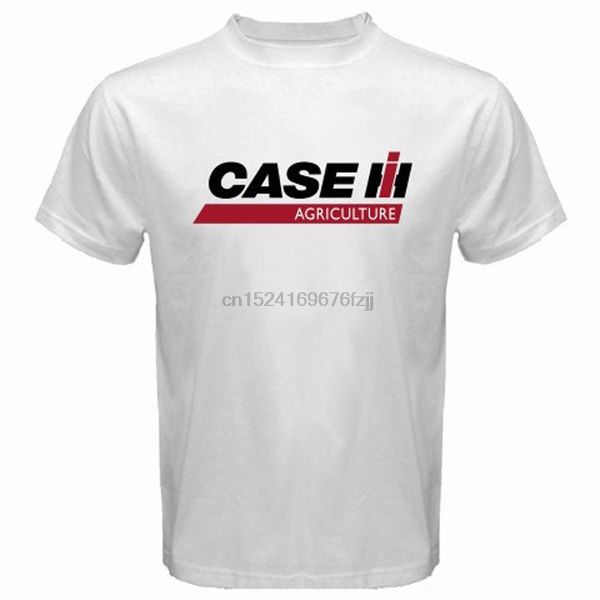 

new case ih tractor agriculture logo men's white t-shirt size s-3xl