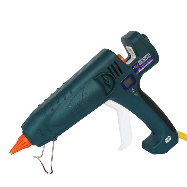 

500w 110v-240v temperature adjustable melt glue gun digital display high power gun professional industrial glue