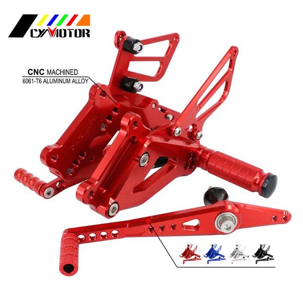 

motorcycle accessories cnc stainless rearsets adjustable foot pegs pedals for s1000rr s1000 rr s 1000 rr 2020 2020