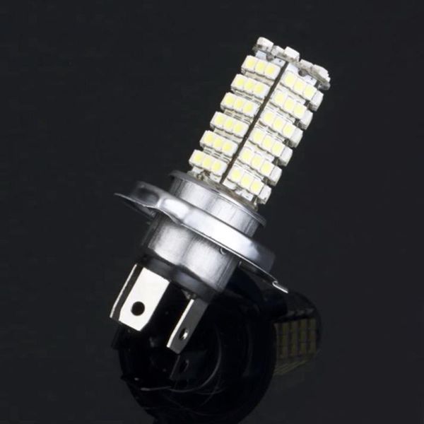 

new h4 led headlight 3528 120 smd lamp 6500k white car styling fog light bulb parking selling