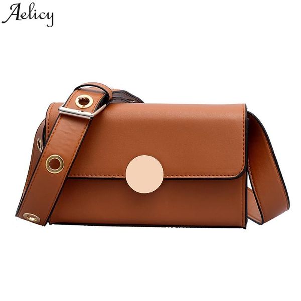 

aelicy magnet deco wild shoulder bag retro vintage bags women female leather strap versatile messenger bags luxury chic package