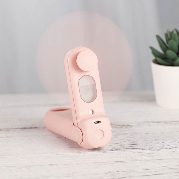 

new style hand-held portable multi-functional folding spray fan mini students electric fan business gift
