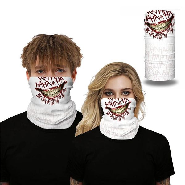 

mardi gras mask casual size scarf men women designer 3d print scarf hip hop style scarf fashion, Silver