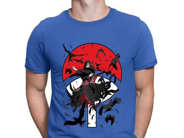 

uciha itachi t-shirt stylish designing fitness clothing leisure t shirt for men summer short sleeve comical anlarach fit