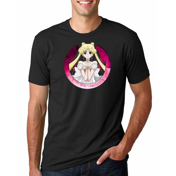 

odango atama dumpling head sailor moon t-shirt men kawaii japanese anime tee shirt aesthetic funny shirt