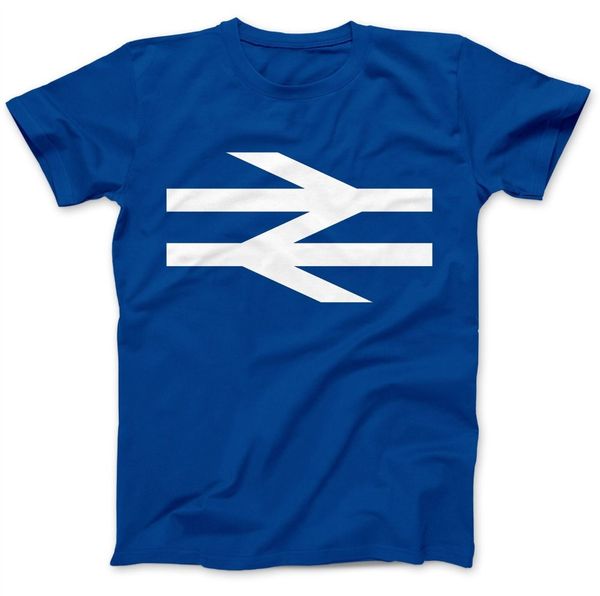 

british rail as worn t-shirt 100% premium cotton arrows train men's fashion 2019 harajuku hip hop street wear brand tees shirt