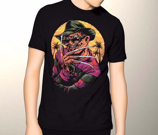 

freddy krueger nightmare on elm street shirt premium horror t shirt s 5xl