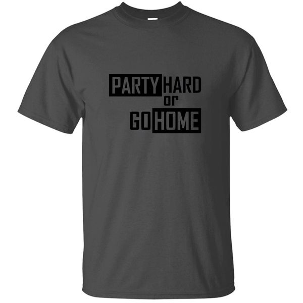 

личность сумасшедшая party hard t-shirt классический известный hipster tshirts завышение s-5xl camisas shirt tee tops streetwear