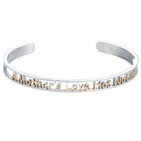 

new fashion hollow bracelet mother love mother s day birthday gift handwriting bracelet & bangle jewelry