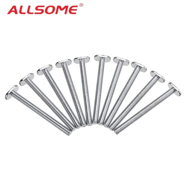 

allsome 10pcs m8x100mm t-nut sliding screws for 30 series miter track t-slot woodworking tool ht2425