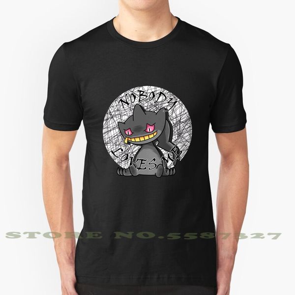 

banette - nobody loves me cool design trendy t-shirt tee banette shuppet puppet ghost game freak gamefreak nintendo gengar