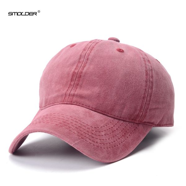 

ball caps [smolder] brand solid baseball cap fitted cotton snapback hip hop hats for men women 8 colors available, Blue;gray