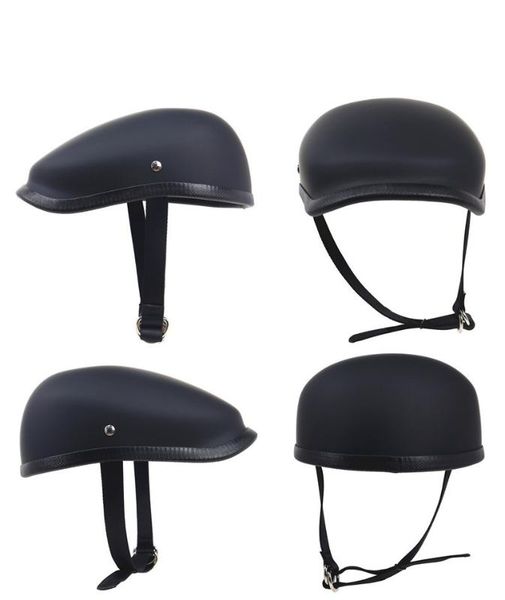 

moto helmet vintage beret style motorcycle helmet light weight moto fiberglass shell bike capacete