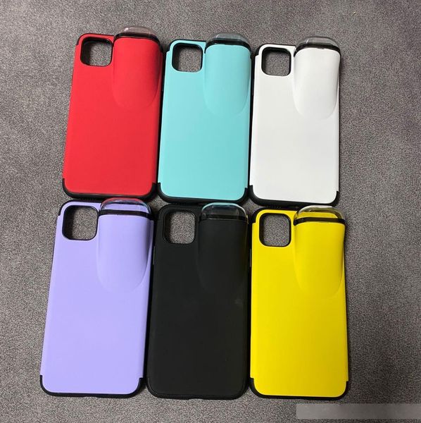 

2in1 with airpods case tpu pc hybrid case cover for iphone 11 pro 11 pro max 6 7 8 plus xr xs xs max 120pcs/lot
