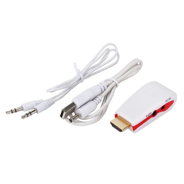 

vga video converter adapter male to female usb power audio cable for pc hdtv