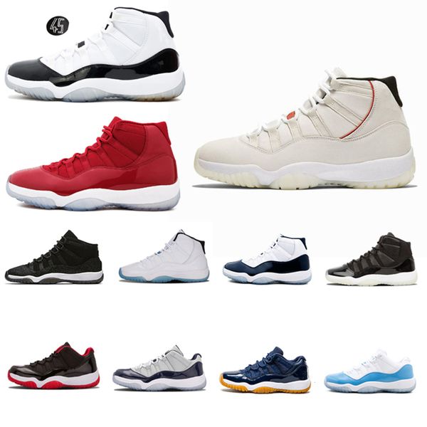 

wholesale surporior qaulity 11 11s men basketball shoes gym red chicago midnight navy win like 82 unc space 45 mens sports shoes sneakers