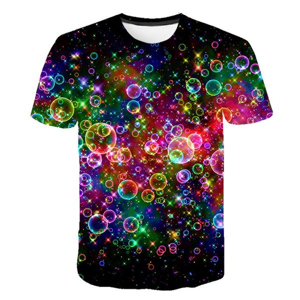 

colourful abstract men psychedelic 3d print shirts hippie comics harajuku men clothing