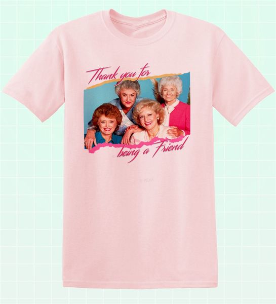 

golden friends t-shirt petrillo shady girls pines lgbt pride blanche gay tee custom screen printed tee shirt