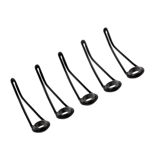 

5pcs stainless steel fishing rod guides ceramic eye rings diy rod building part reel care accessories