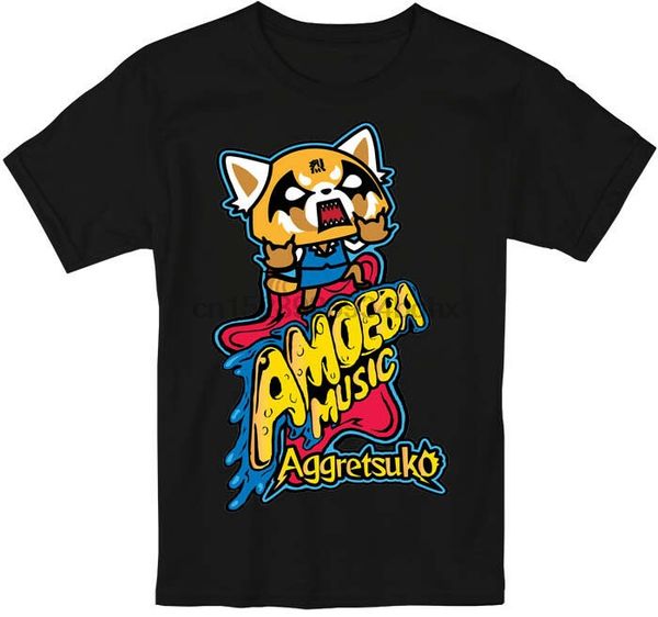 

aggretsuko anime netflix amoeba music meet-rage t shirt s-5xl