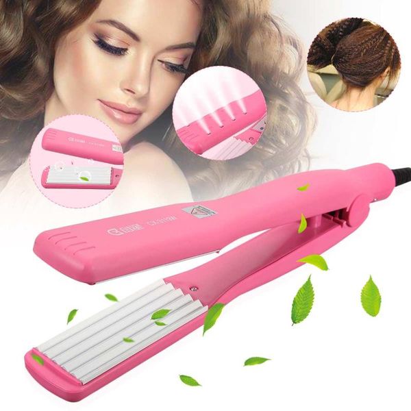 

ceramic hair curler irons hair care styling tools thermostat wave corn curly roller curling iron style tool with bag, Black
