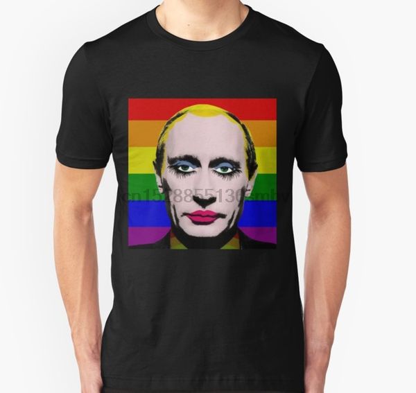 

мужчины тенниска путин gay клоун t рубашки тенниски женщин t-shirt тройники верхней